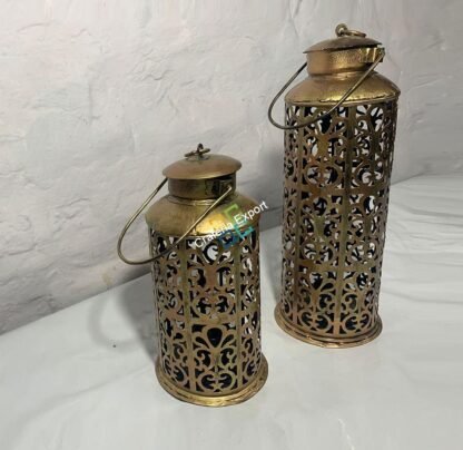 Unique Decoration Hanging Metal T-Light/Candle Holder (Set of 2)  For Home Indoor Outdoor Decor - Image 4