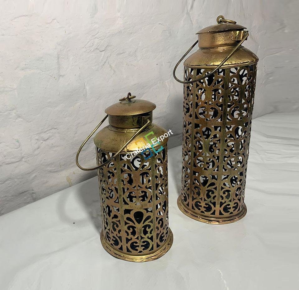 Unique Decoration Hanging Metal T-Light/Candle Holder (Set of 2) For Home Indoor Outdoor Decor - Image 4