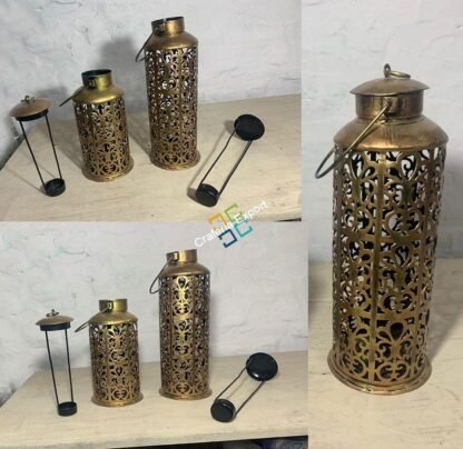 Unique Decoration Hanging Metal T-Light/Candle Holder (Set of 2)  For Home Indoor Outdoor Decor - Image 6