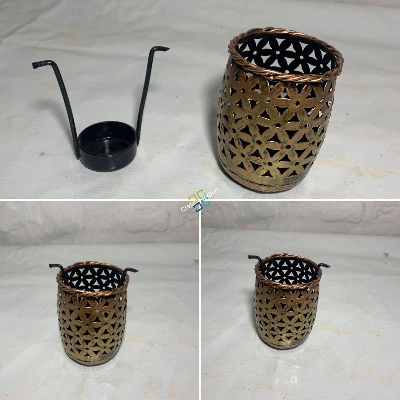 Dholak Shaped Tealight Candle Holder/Pen Stand - Image 5