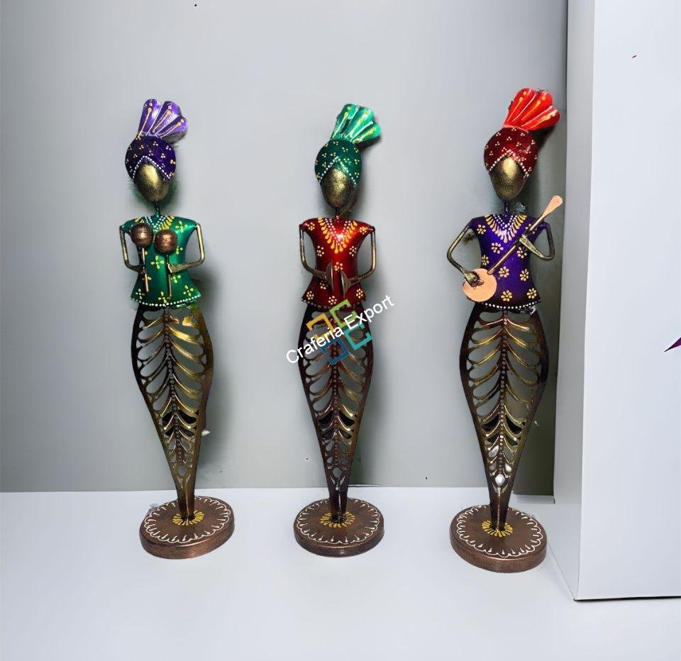 Tribal Musical showpiece with Tealight candle holder for decor - Image 4