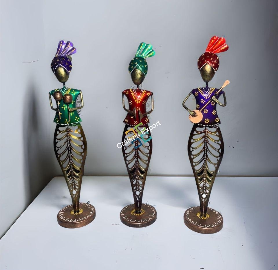 Tribal Musical showpiece with Tealight candle holder for decor