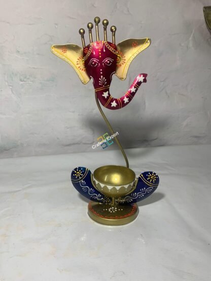 Home decorative ganesh tealight candle holder showpiece gifts - Image 2