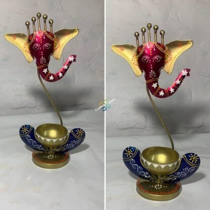 Home decorative ganesh tealight candle holder showpiece gifts - Image 3