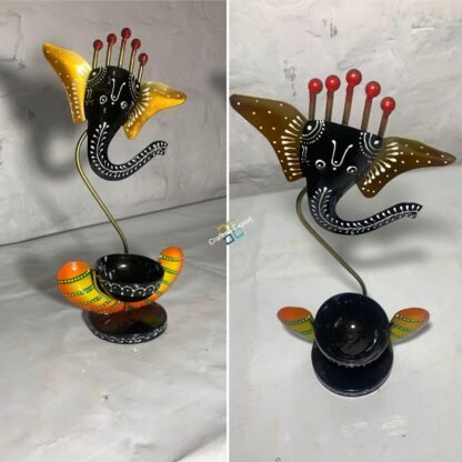 Home decorative ganesh tealight candle holder showpiece gifts - Image 7