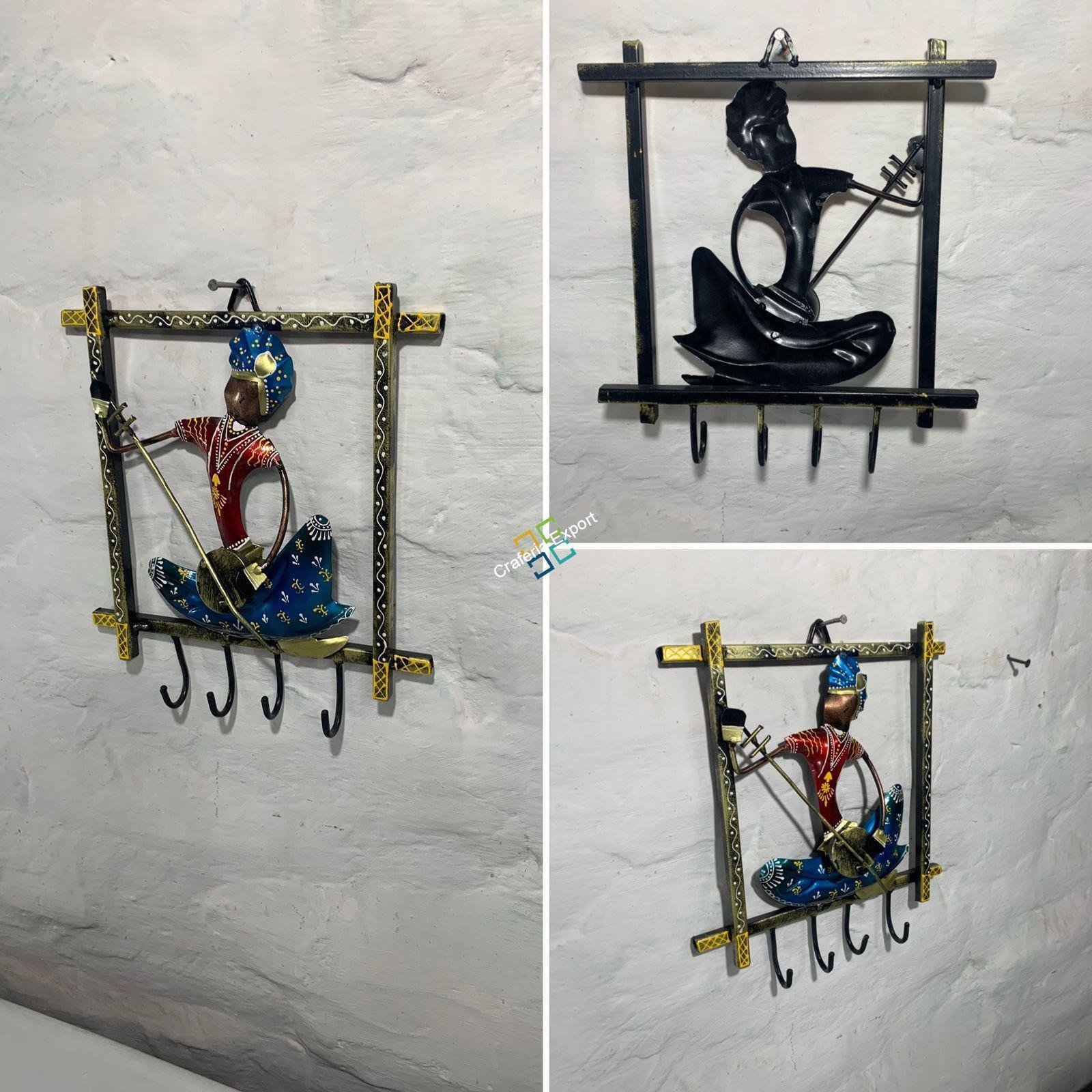 Musician metal key holder wall decorative handicraft - Image 5