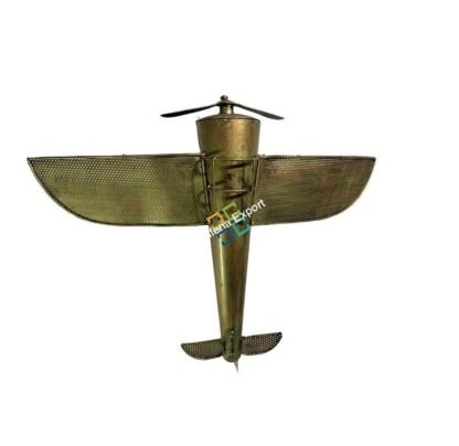 Metallic Vintage Retro Aeroplane/Helicopter for Wall decor hanging showpiece - Image 2