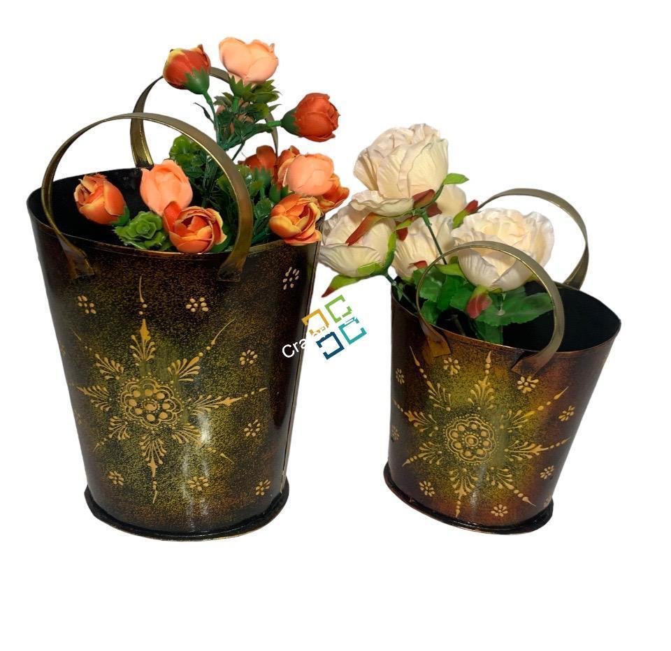 Handcrafted Buddha Bucket shaped Magazine desk organizer - Image 6