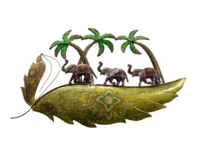Elephant Wall Sculptures Art Home Décor Metal wall decor living , cafe, office and gifts - Image 3