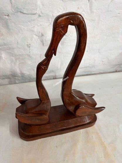 Wooden Decorative Swan Set Showpiece For living Room/Office Desk Decor Gift Item /Table Top Figurines - Image 4