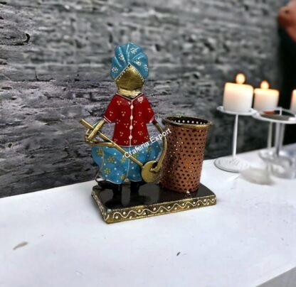 Musical Men Metal Pen Holder/Desk Organizer Showpiece for office / home / gifts - Image 3
