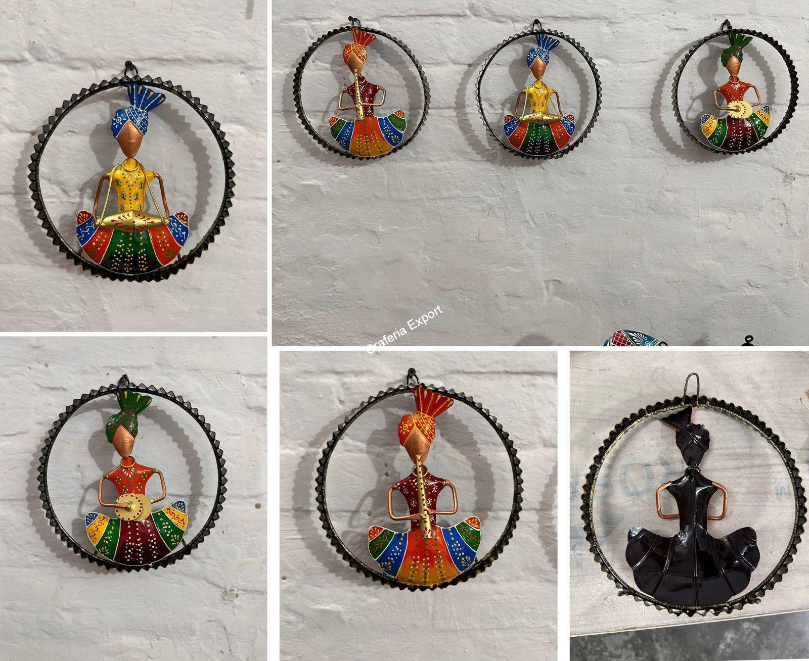 Musican Sardar Wall Hanging Decorative Metal Wall Art Decor for home,office,Cafe and gifts set of 3 - Image 4