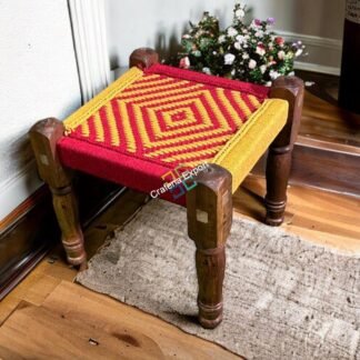 Wooden traditional Removable/Foldable legs Pidha stools for sitting for home , garden, office, hotel and restaurant