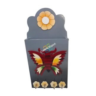 Dragon wall Key Plus letter Organiser with 4 hooks for home decoration