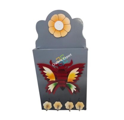 Dragon wall Key Plus letter Organiser with 4 hooks for home decoration