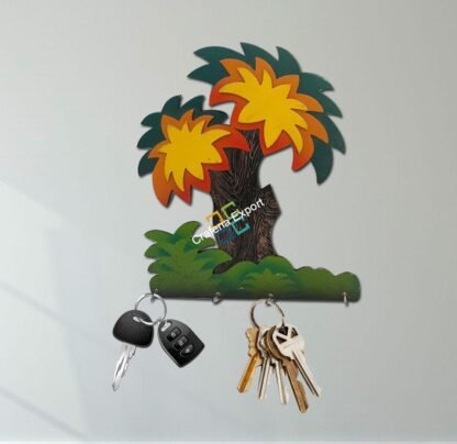 Decorative Tree shaped key holder Organiser/Key stand wall hanging - Image 2