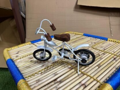 Wooden Wrought Iron Cycle Toy For Kids || Home Decor || Showpiece - Image 4