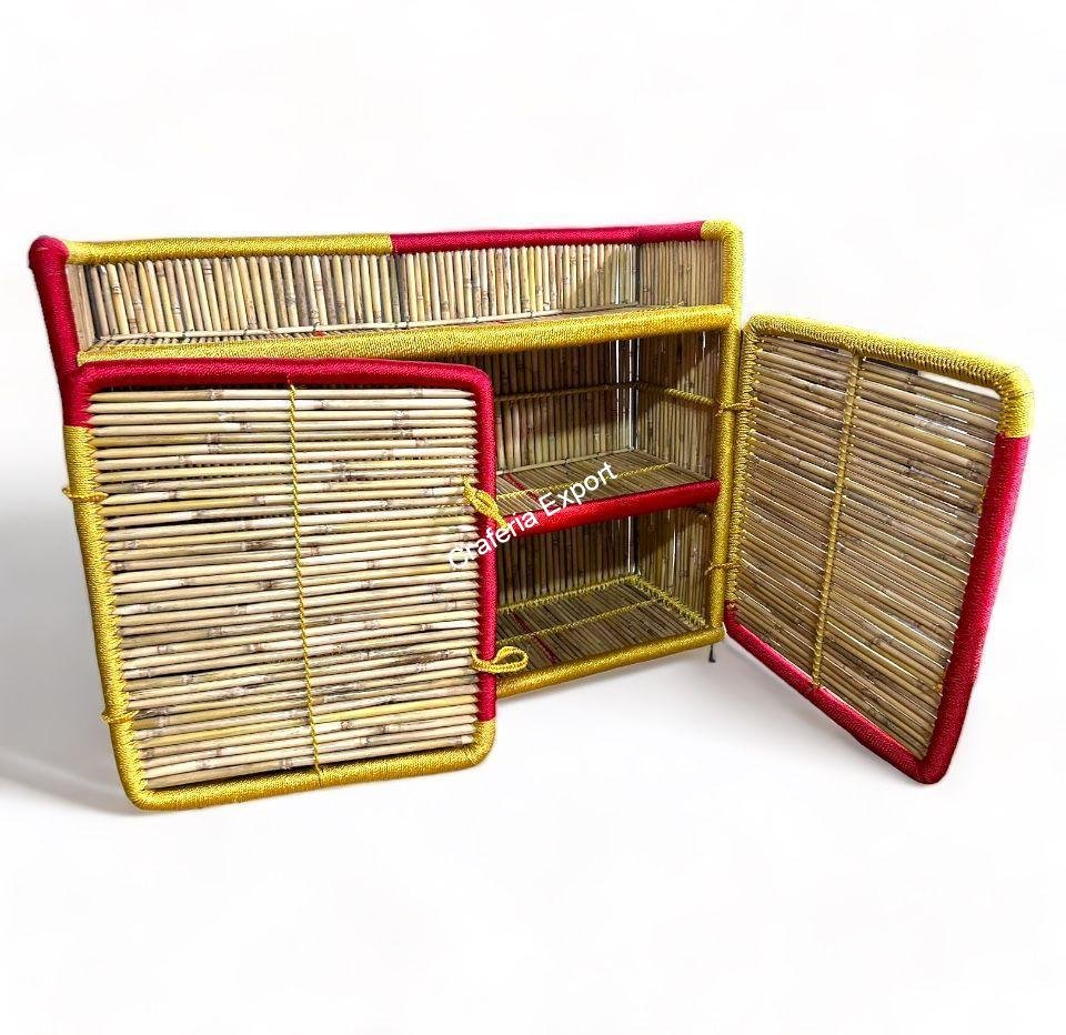 Bamboo Crafts Multipurpose Shoe Rack/Slipper Stand Chappal/Storage Organizer Multi-Purpose Rack For Storage - Image 5