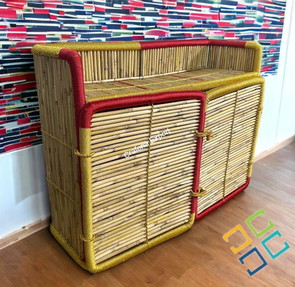 Bamboo Crafts Multipurpose Shoe Rack/Slipper Stand Chappal/Storage Organizer Multi-Purpose Rack For Storage - Image 6