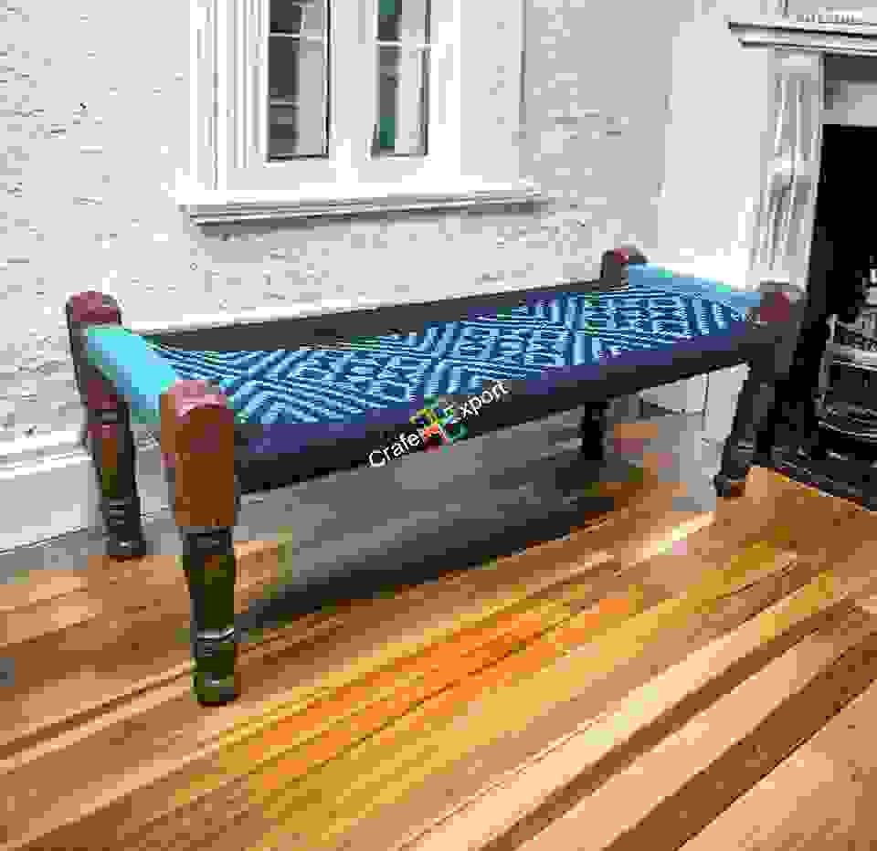 Handwoven Bench