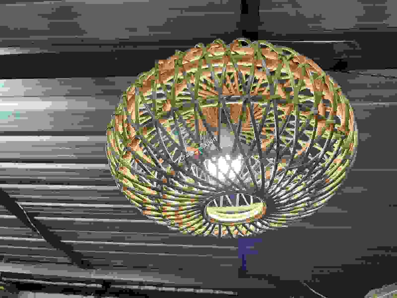 Bamboo Lampshades | Rattan Pendant Lamp | Boho Lamp Shades | Cane Lampshade For Decor Your Home - Image 6