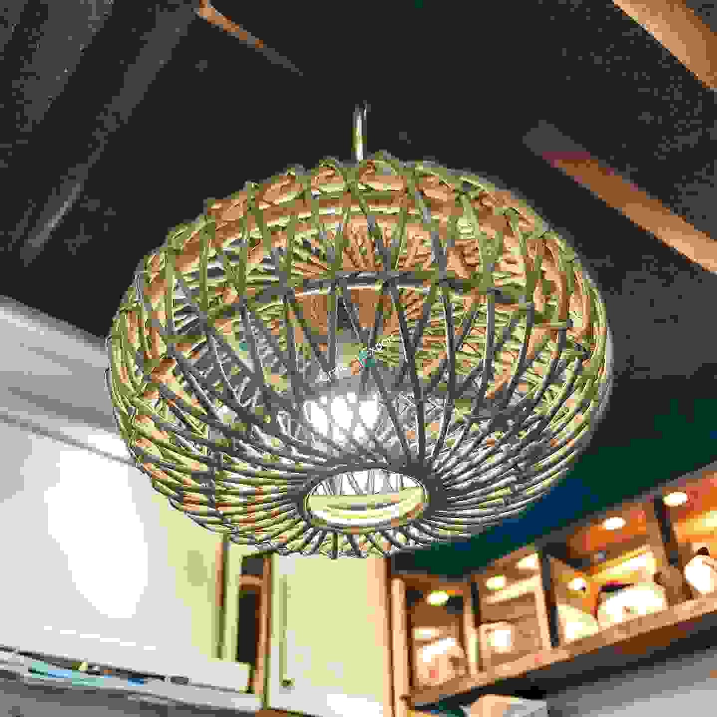 Bamboo Lampshades | Rattan Pendant Lamp | Boho Lamp Shades | Cane Lampshade For Decor Your Home - Image 3