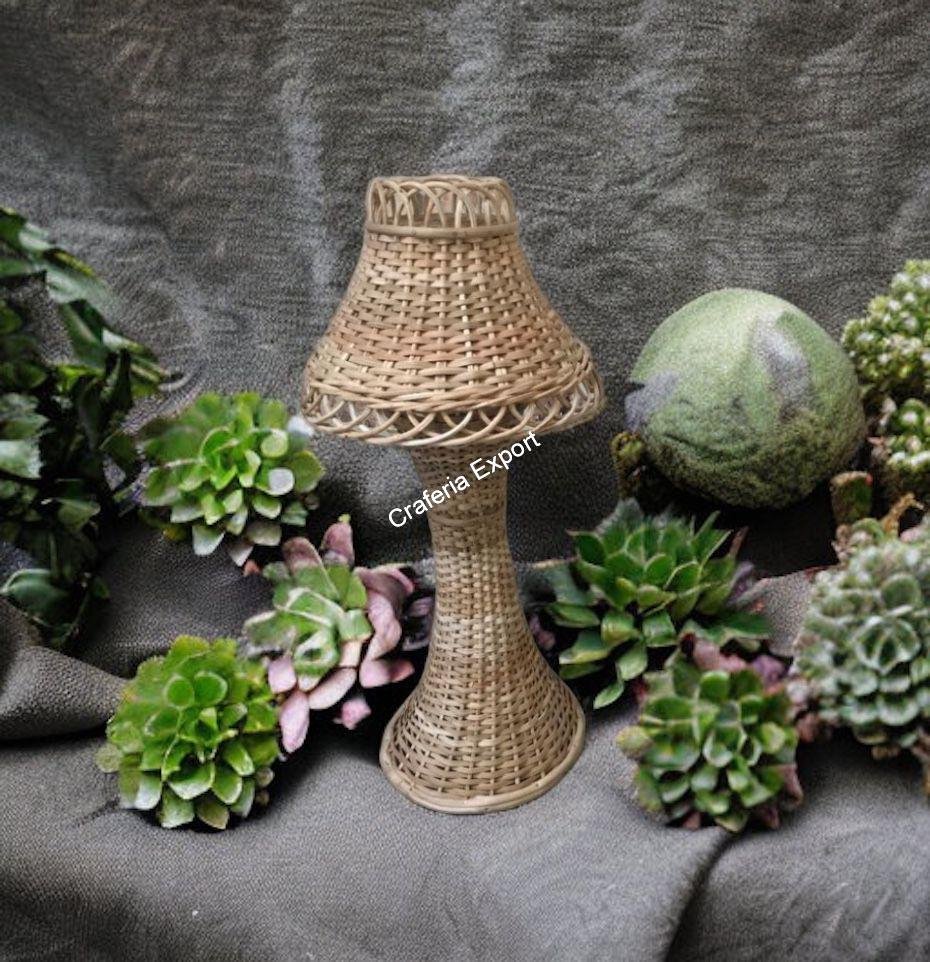 Rattan cane Table Lamp shade for living room, office, cafe, study table, restaurants & bar - Image 4