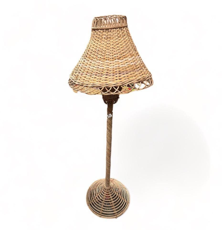 Boho Rattan lamp shade for living room, office, cafe, restaurants & bar - Image 2