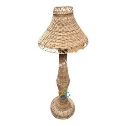 Handmade Rattan standing Lamp Shade for corner | bamboo cane lampshade for living room, office, bar cafe restaurants - Image 2