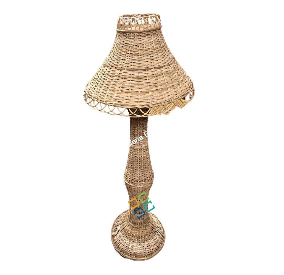 Handmade Rattan standing Lamp Shade for corner | bamboo cane lampshade for living room, office, bar cafe restaurants - Image 2