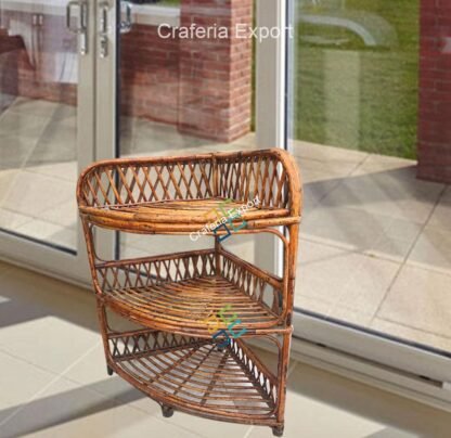 Antique Cane Shoe Rack/Storage Rack For Indoor and Outdoor Use