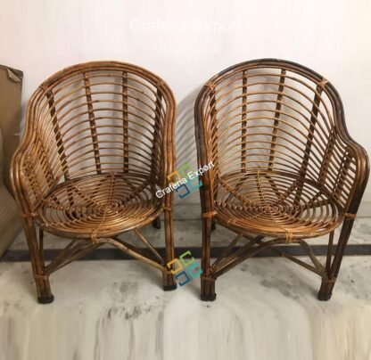 Cane Crafts Handmade Eco-Friendly Chair And Table Set - Image 4
