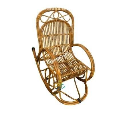 Cane Rocking Chair / Wicker Rattan Relaxing Chair - Image 2