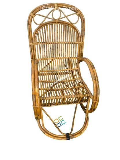 Cane Rocking Chair / Wicker Rattan Relaxing Chair - Image 4