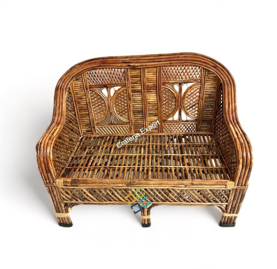 Rattan Cane 2 Seater Sofa Indoor Outdoor Furniture/Living Room Furniture Sofa Seater - Image 2