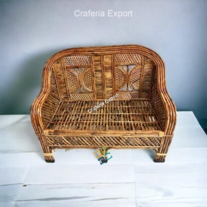 Rattan Cane 2 Seater Sofa Indoor Outdoor Furniture/Living Room Furniture Sofa Seater - Image 3