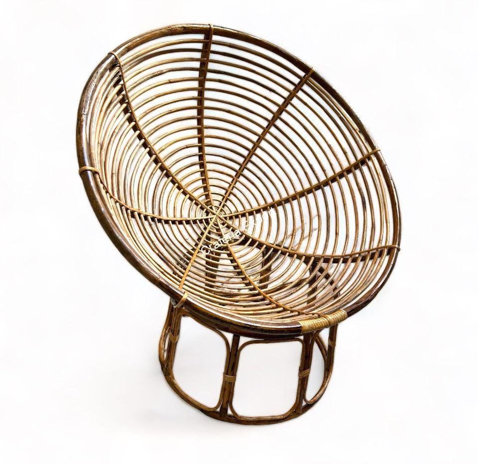 Round Rattan Cane Chair | Recliner Chair for Indoor Outdoor - Image 2