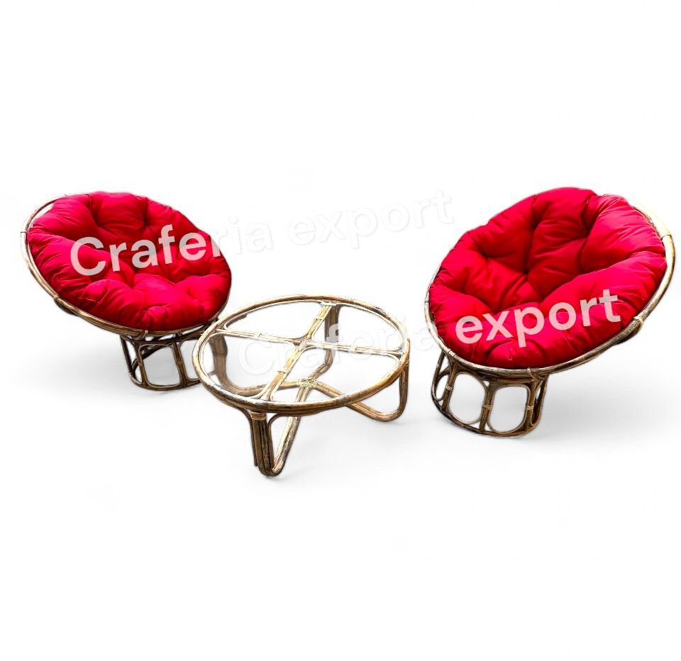Round Rattan Cane Chair | Rocking Chairs | Outdoor Swing Outdoor / Indoor Furniture set | Event chairs - Image 4