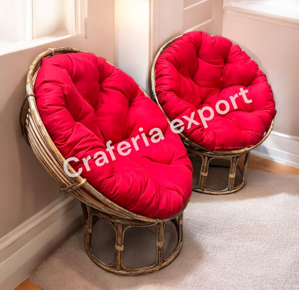 Round Rattan Cane Chair | Rocking Chairs | Outdoor Swing Outdoor / Indoor Furniture set | Event chairs - Image 3