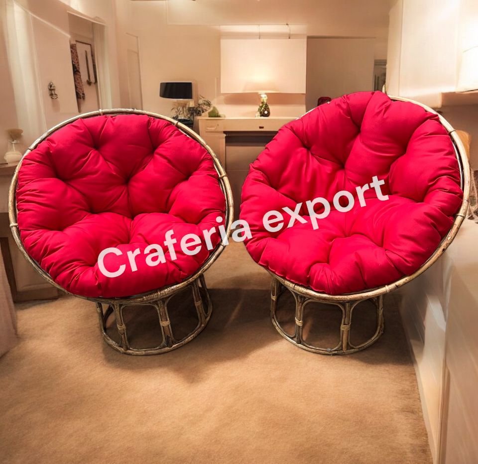 Round Rattan Cane Chair | Rocking Chairs | Outdoor Swing Outdoor / Indoor Furniture set | Event chairs - Image 2