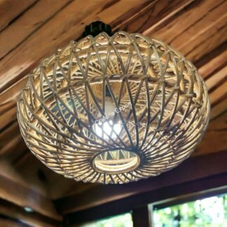 Bamboo Lampshades | Rattan Pendant Lamp | Boho Lamp Shades | Cane Lampshade For Decor Your Home