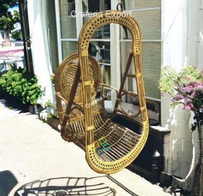 Bamboo Cane (Bait) Swing Chair for Adults / Hanging Jhula for Outdoor & Indoor