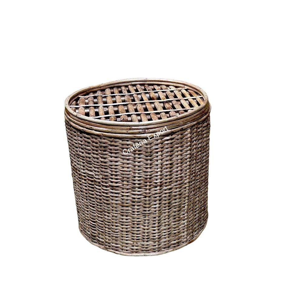 Rattan Cane Sitting Stool/ Side Table /Round Ottoman for Living Room/Balcony/Garden Home Decor - Image 8