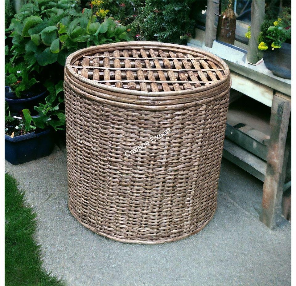 Rattan Cane Sitting Stool/ Side Table /Round Ottoman for Living Room/Balcony/Garden Home Decor
