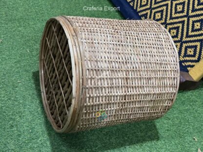 Rattan Cane Sitting Stool/ Side Table /Round Ottoman for Living Room/Balcony/Garden Home Decor - Image 3