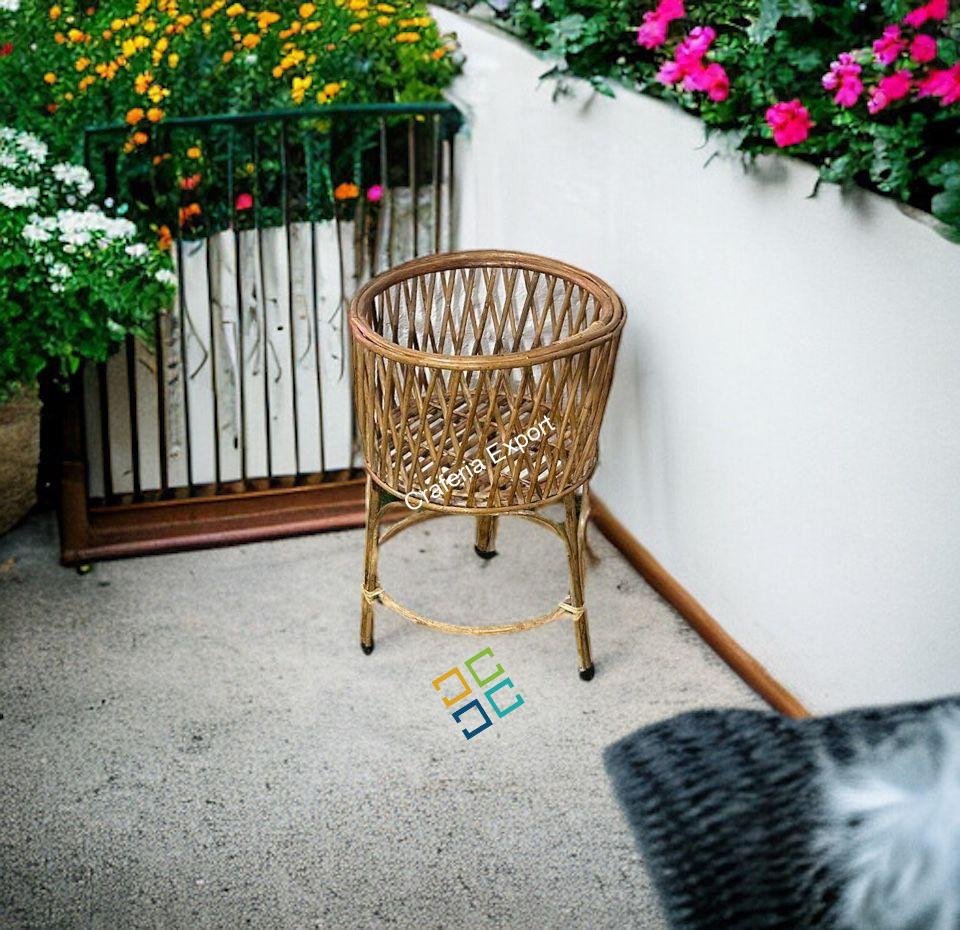 Bamboo Cane Planter Stand for Living Room, Garden, Balcony,Indoor Outdoor, - Image 3