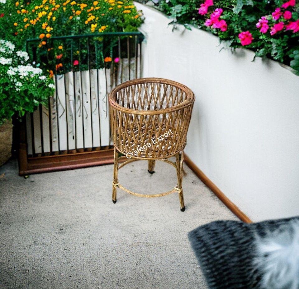 Bamboo Cane Planter Stand for Living Room, Garden, Balcony,Indoor Outdoor, - Image 3