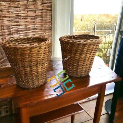 Wicker Cane Rattan Flower Pot Stand for living room , outdoor, garden, balcony | Planter stand for indoor - Image 4