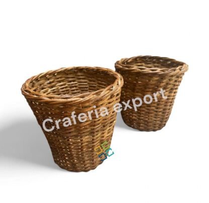 Wicker Cane Rattan Flower Pot Stand for living room , outdoor, garden, balcony | Planter stand for indoor - Image 2