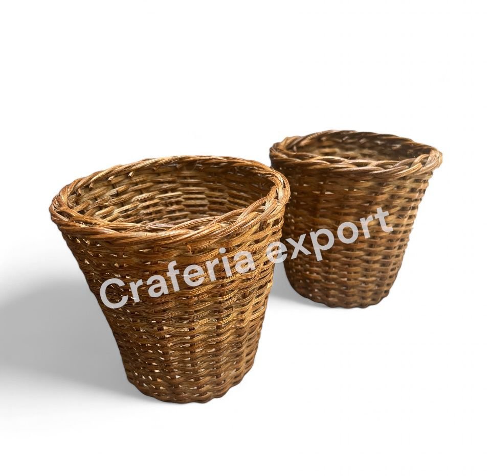 Wicker Cane Rattan Flower Pot Stand for living room , outdoor, garden, balcony | Planter stand for indoor - Image 2